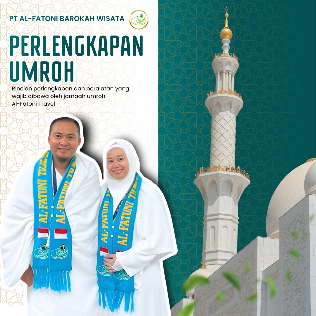 PERLENGKAPAN JAMAAH SELAMA UMROH 12 HARI