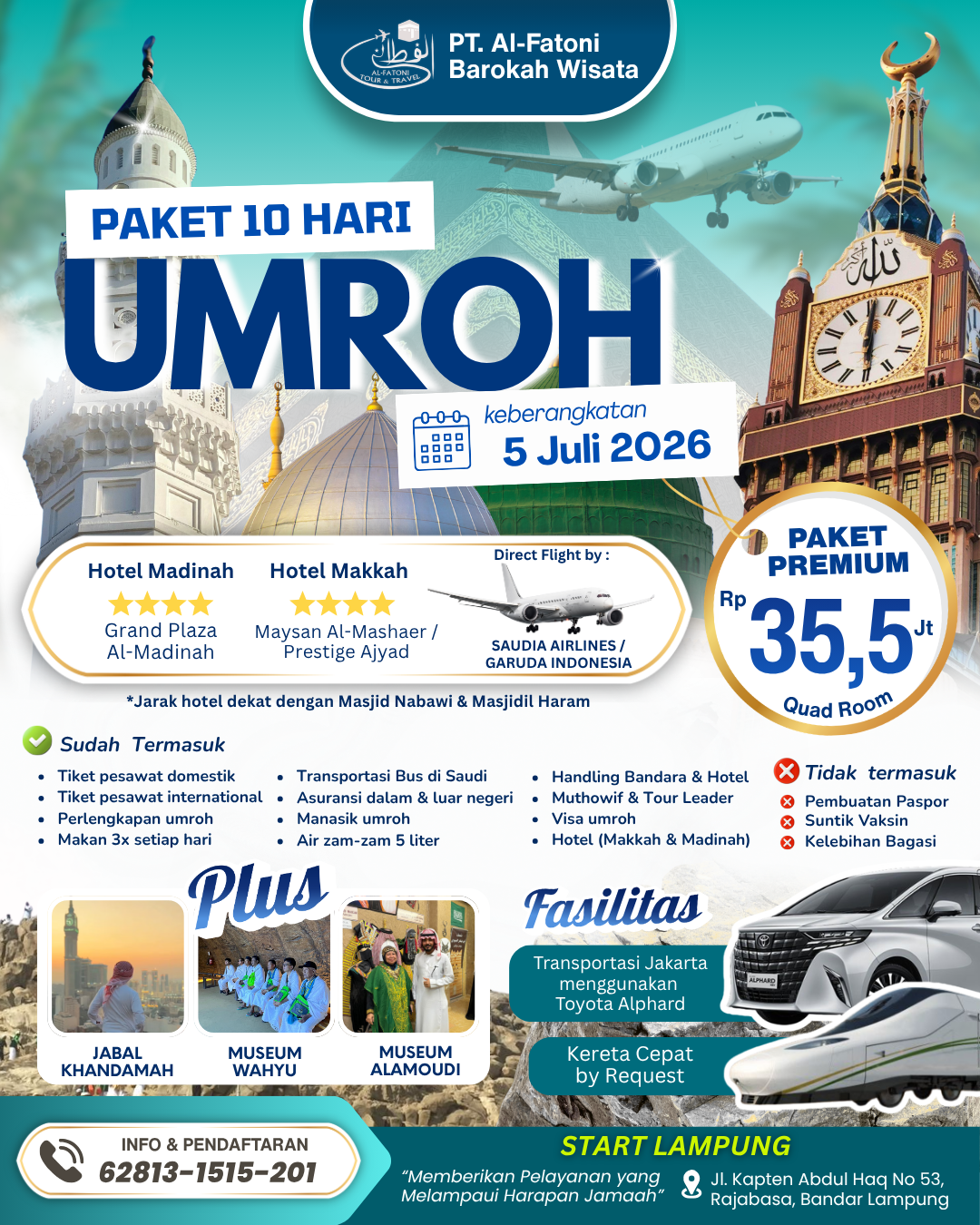 PAKET UMROH 5 JULI